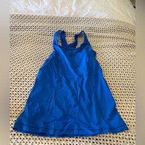 Lululemon blue workout top, size 6